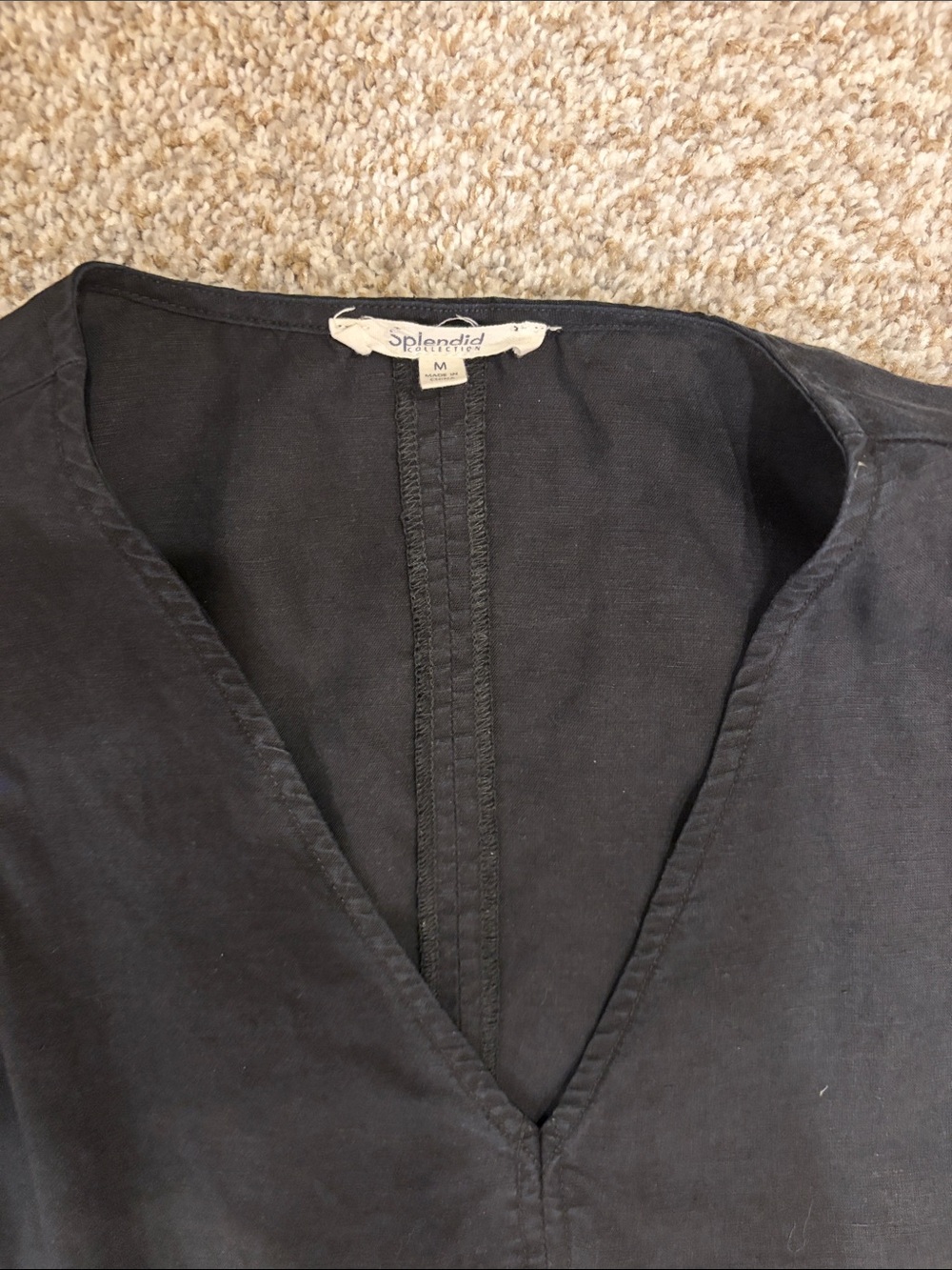 Splendid Black V-Neck dress